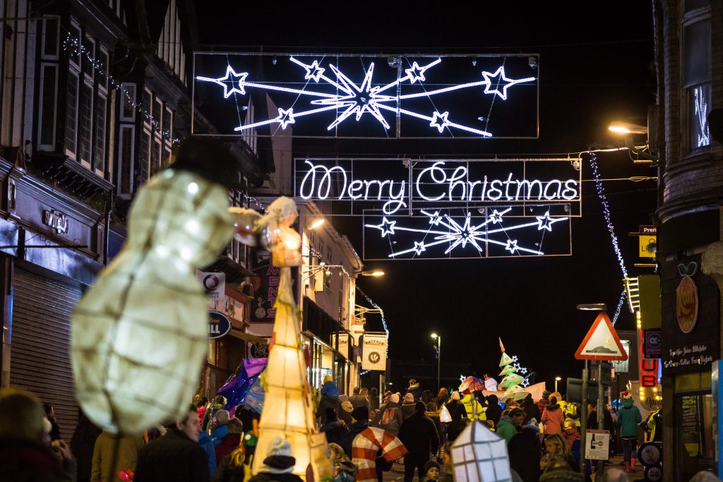 Newquay Lantern Parade and Christmas Lights